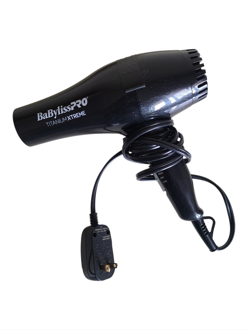 BaBylissPRO titanium xtreme natural ionic 5000 hair dryer
